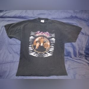 Vintage ZZ Top Mean Rhythm Global Tour Shirt Size XL